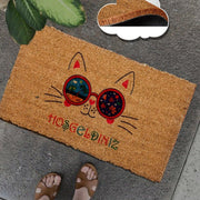 Hoşgeldiniz Sunglasses Doğal Koko Hindistan Cevizi Kapı Önü Paspas 60x40cm Bonvagon