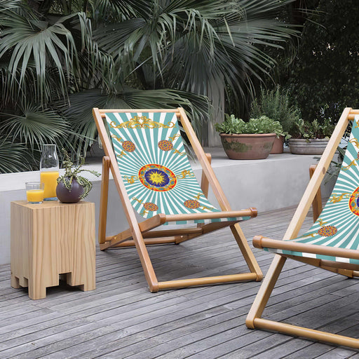 Indian Katlanabilir Şezlong Katlanır Ahşap Lounge Chair