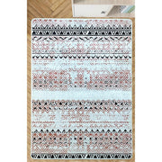 Indian Raquel Dijital Baskılı Halı, Kaymaz Taban, Yıkanabilir Bonvagon