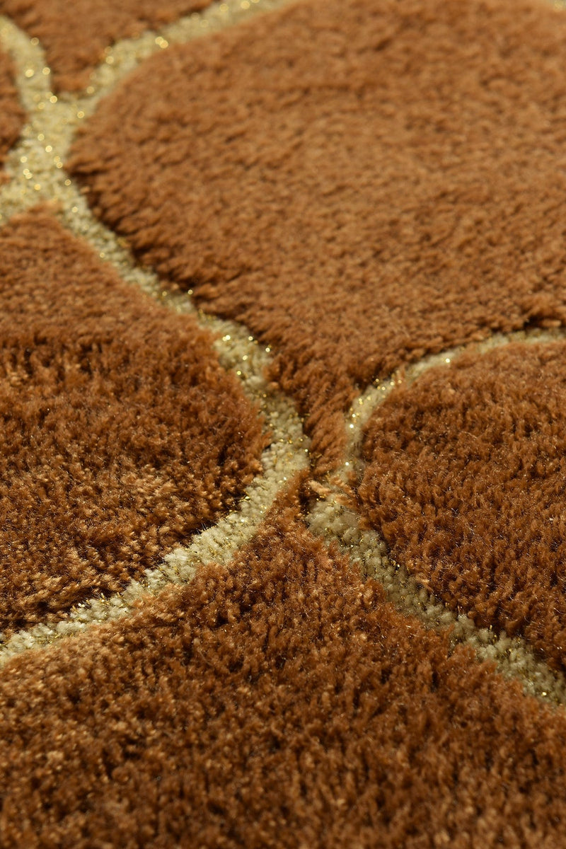 Infinity Caramel 2li Set Akrilik Banyo Paspas ve Halısı, Kaymaz Taban, Yıkanabilir Bonvagon