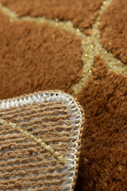 Infinity Caramel 2li Set Akrilik Banyo Paspas ve Halısı, Kaymaz Taban, Yıkanabilir Bonvagon