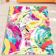 Insulto Dijital Baskılı Halı, Kaymaz Taban, Yıkanabilir Bonvagon