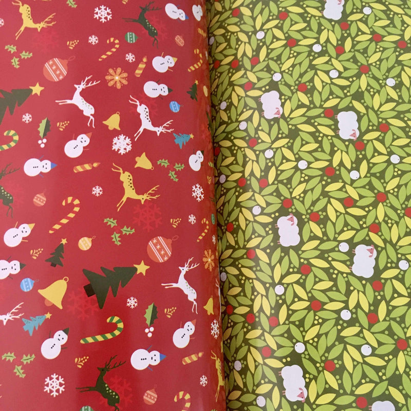 İskandinav Stili 10 Adet Hediye Paket Kağıdı Defteri Bonvagon