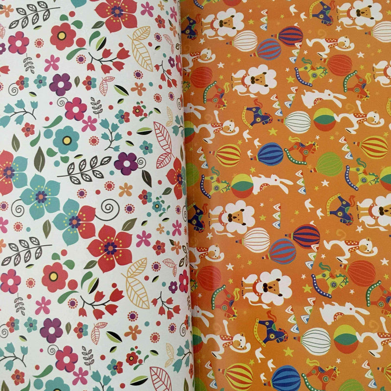 İskandinav Stili 10 Adet Hediye Paket Kağıdı Defteri Bonvagon