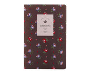 Kahverengi Çiçekli A5 Boy Defter Bonvagon