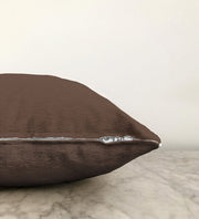 Kahverengi Dijital Baskılı Raşel Kadife Yastık Kırlent Kılıfı Bonvagon