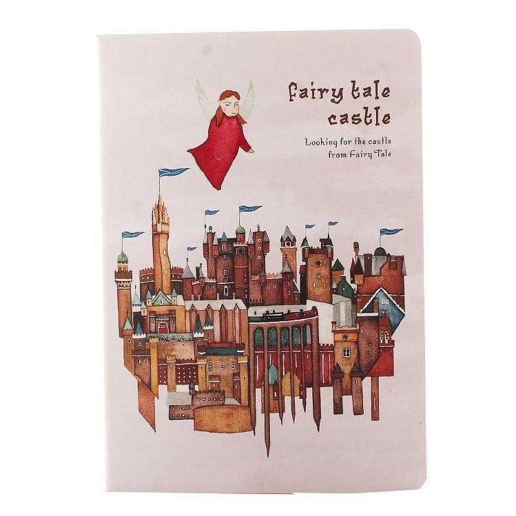Kahverengi Fairy Tale Castle B5 Defter Bonvagon