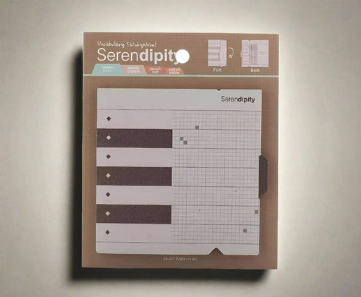 Kahverengi Haftalık Planlayıcı Yapışkanlı Notluk Bonvagon