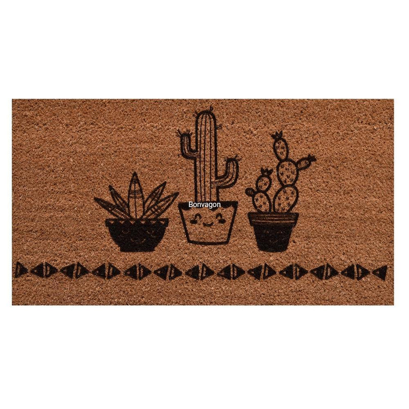 Kaktüs Con Doğal Koko Hindistan Cevizi Kapı Önü Paspas 60x40cm