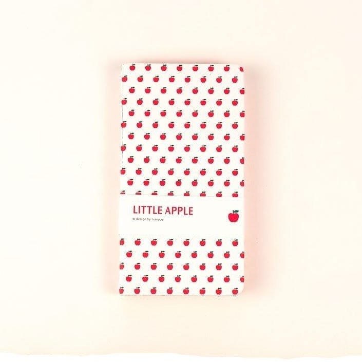 Kalın Kapaklı Elmalı Beyaz Defter 178x96mm Bonvagon