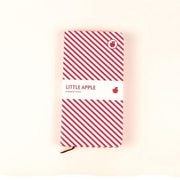 Kalın Kapaklı Kırmızı Çizgili Defter 178x96mm Bonvagon