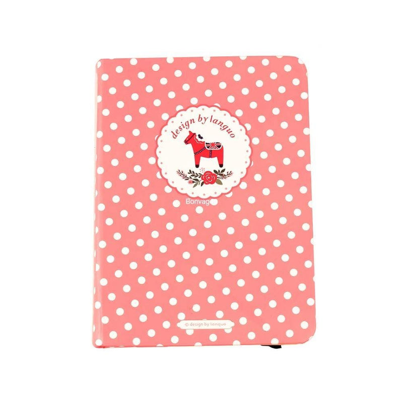 Kalın Kapaklı Pembe Defter 108x148mm Bonvagon