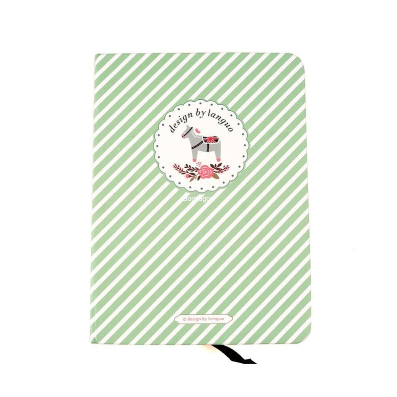 Kalın Kapaklı Yeşil Defter 108x148mm Bonvagon