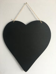 Kalp Formunda Kara Tahta
