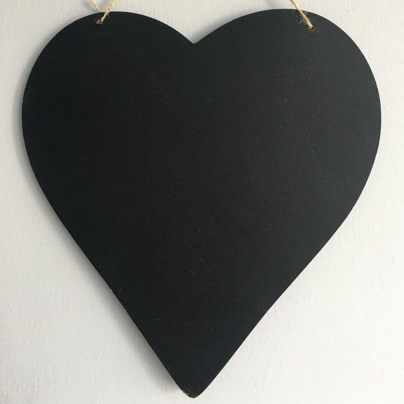 Kalp Formunda Kara Tahta Bonvagon