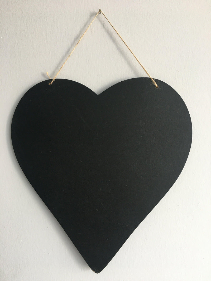 Kalp Formunda Kara Tahta Bonvagon