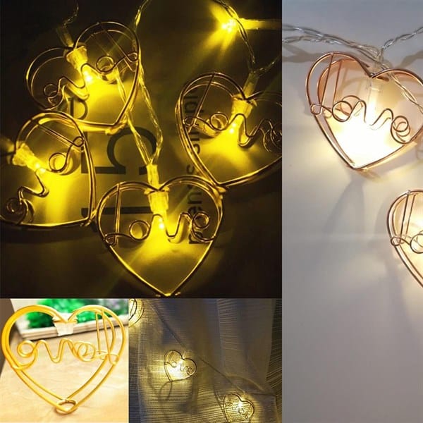 Kalpli Şerit Led Işık Zinciri Aydınlatma Doğum Günü Süs Işığı Bonvagon