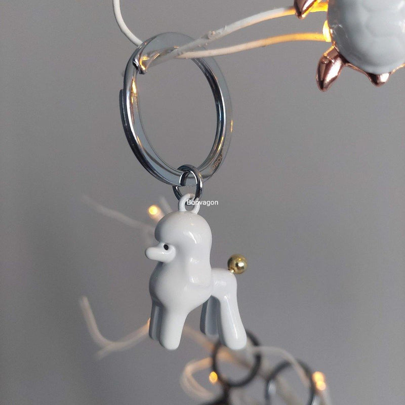 Kaniş Köpek Anahtarlık Çelik Halkalı  Bonvagon Metalmorphose