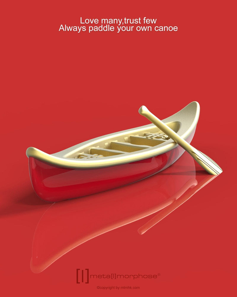 Kano ve Kürek Anahtarlık Seti Çelik Halkalı  Bonvagon Metalmorphose