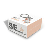 Kaplumbağa Ailesi Anahtarlık Çelik Halkalı  Bonvagon Metalmorphose