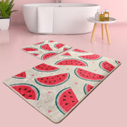 Karpuz 2li Set Dijital Baskılı Banyo Halısı, Kaymaz Taban, Yıkanabilir Bonvagon