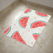 Karpuz 40x60cm Dijital Baskılı Banyo Paspas ve Halısı, Kaymaz Taban, Yıkanabilir Bonvagon