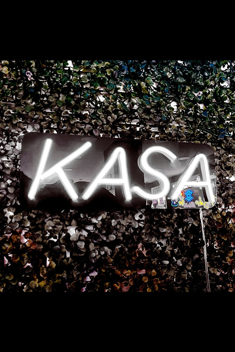 Kasa Yazılı Neon LED Aydınlatma Işıklı Tablo Duvar Dekorasyon