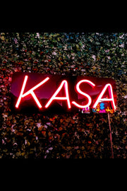 Kasa Yazılı Neon LED Aydınlatma Işıklı Tablo Duvar Dekorasyon
