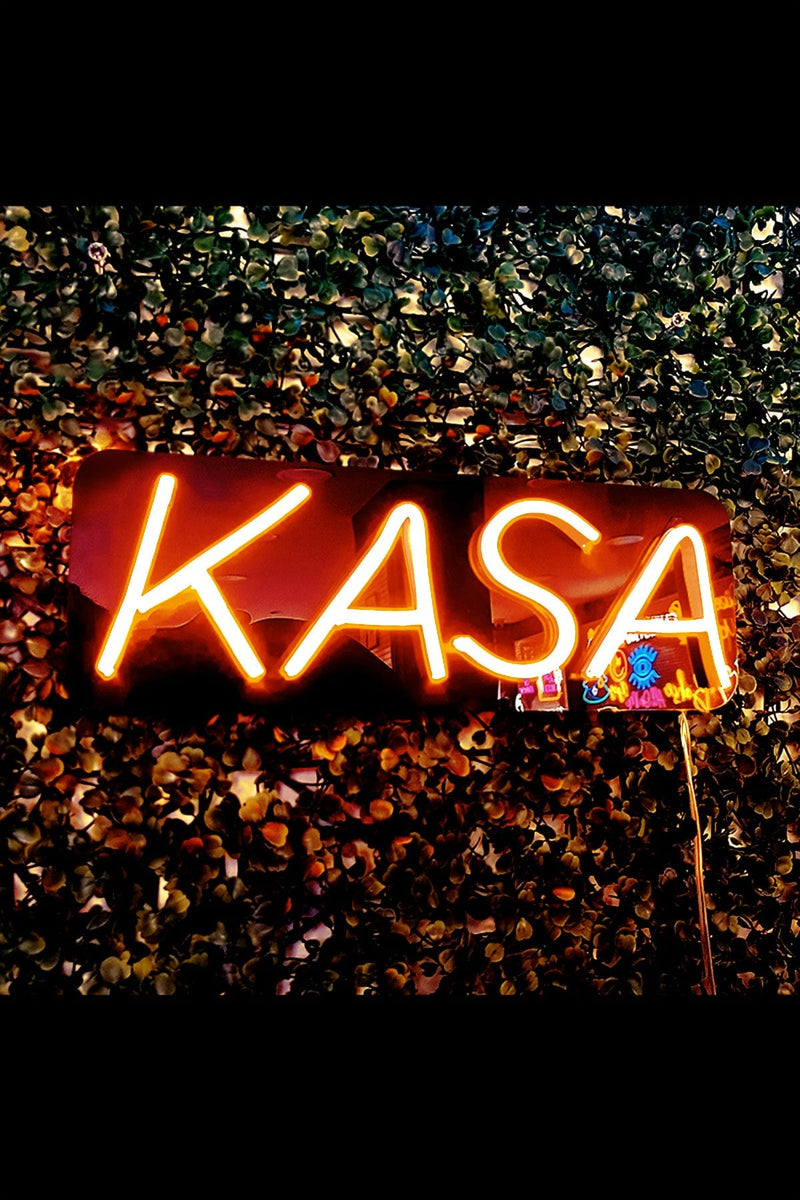 Kasa Yazılı Neon LED Aydınlatma Işıklı Tablo Duvar Dekorasyon