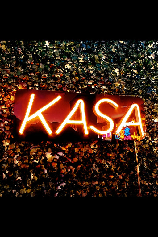 Kasa Yazılı Neon LED Aydınlatma Işıklı Tablo Duvar Dekorasyon