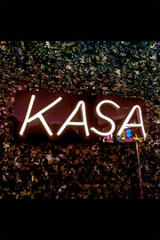 Kasa Yazılı Neon LED Aydınlatma Işıklı Tablo Duvar Dekorasyon