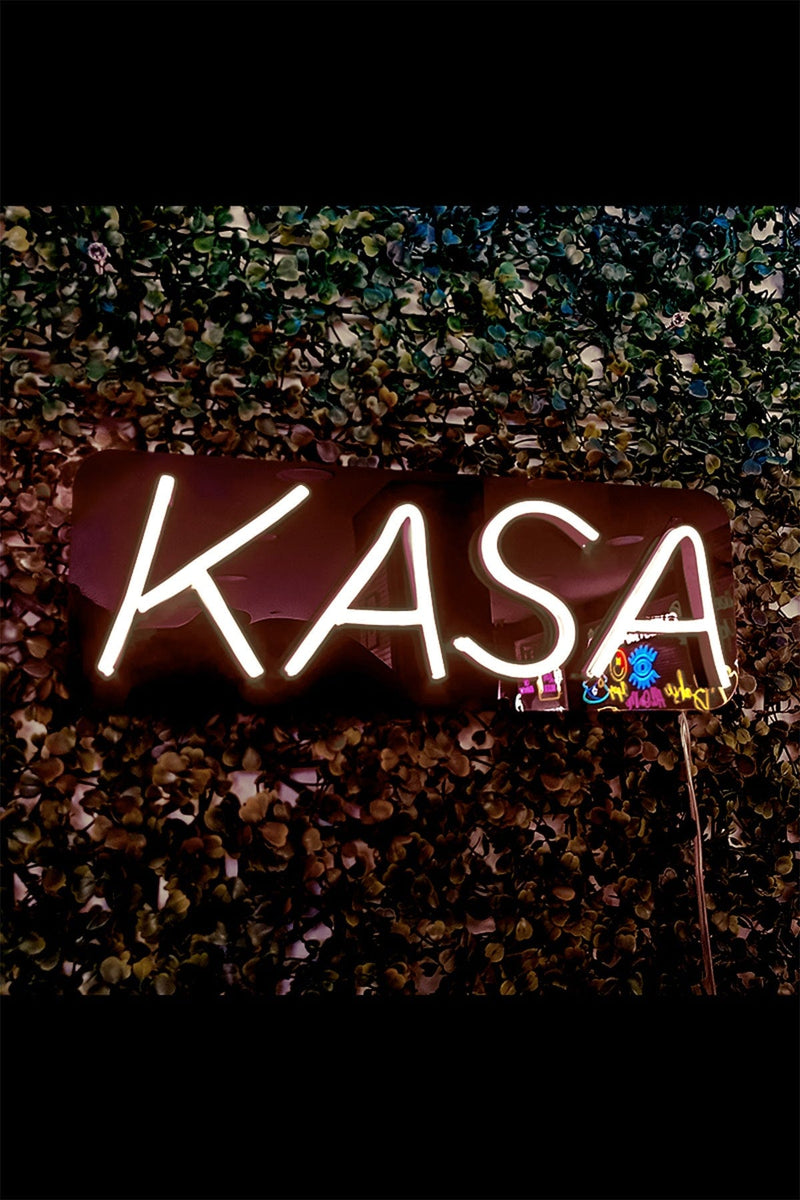 Kasa Yazılı Neon LED Aydınlatma Işıklı Tablo Duvar Dekorasyon