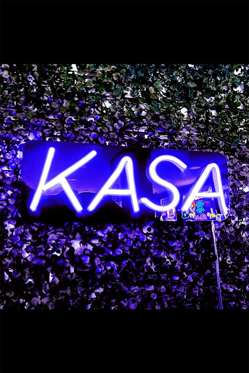 Kasa Yazılı Neon LED Aydınlatma Işıklı Tablo Duvar Dekorasyon