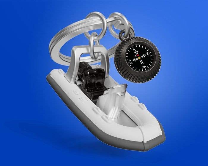 Kauçuk Motorboat Anahtarlık Bonvagon