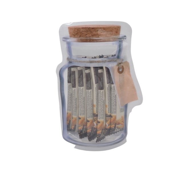 Kavanoz Görünümlü Kilitli Poşet Çıtçıtlı ve Pratik Torba 4 Adet Bonvagon