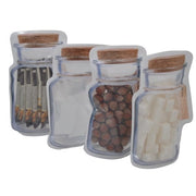 Kavanoz Görünümlü Kilitli Poşet Çıtçıtlı ve Pratik Torba 4 Adet Bonvagon