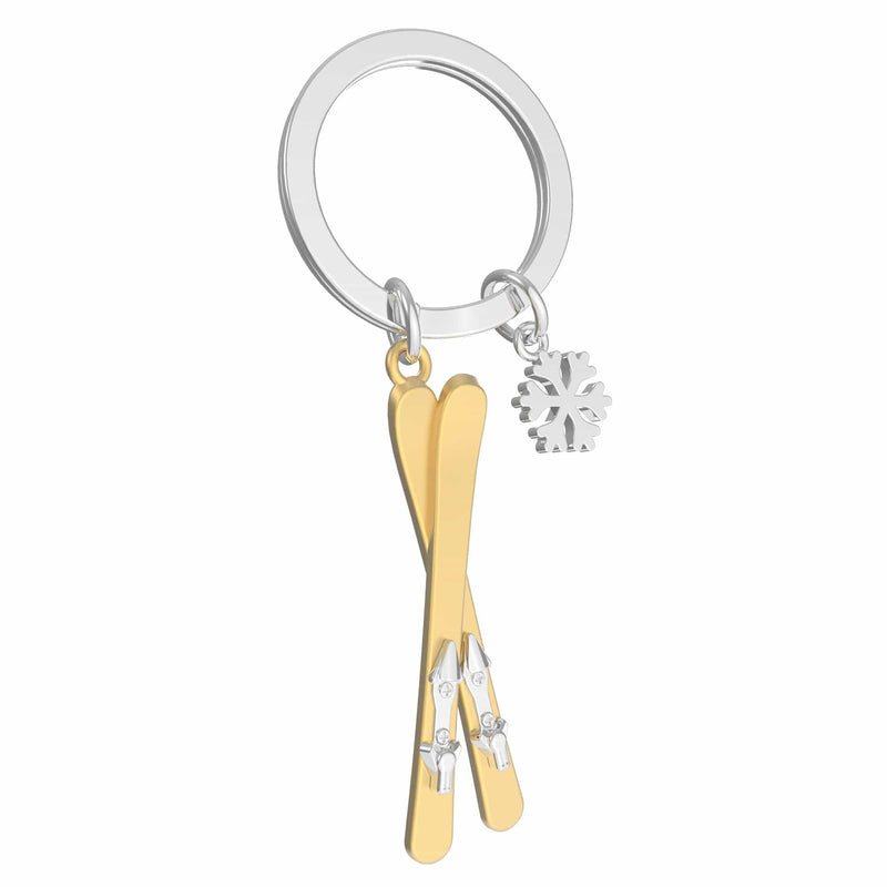 Kayak Takımları ve Kar Tanesi Çelik Halkalı Anahtarlık  Bonvagon Metalmorphose