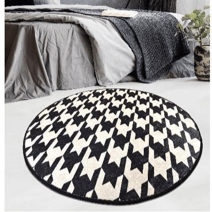 Kazayagı Dekoratıf Dijital Baskılı Halı, Kaymaz Taban, Yıkanabilir Bonvagon