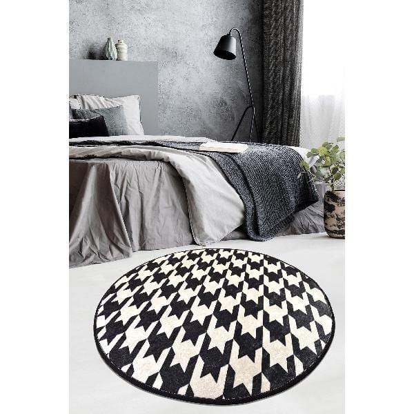 Kazayagı Dekoratıf Dijital Baskılı Halı, Kaymaz Taban, Yıkanabilir Bonvagon