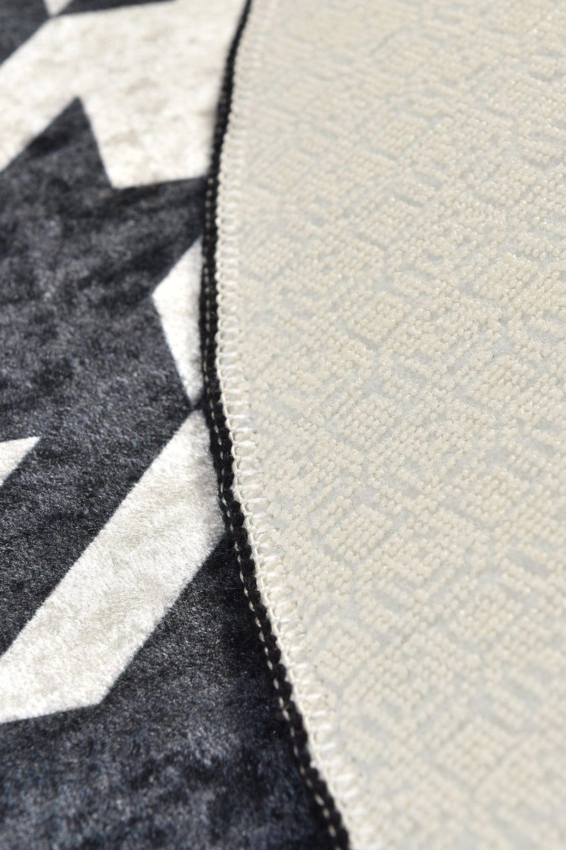 Kazayağı Dijital Baskılı 2li Set Banyo Halısı, Kaymaz Taban, Yıkanabilir Bonvagon