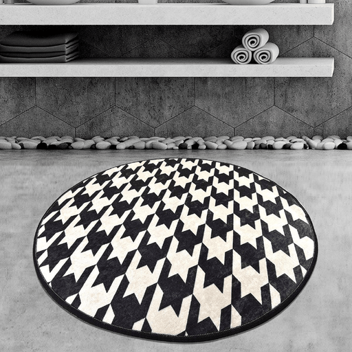 Kazayağı Dijital Baskılı Banyo Paspas ve Halısı, Kaymaz Taban, Yıkanabilir Bonvagon