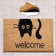 Kedicik Doğal Koko Hindistan Cevizi Kapı Önü Paspas 60x40cm Bonvagon