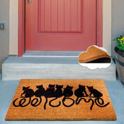 Kedicikler Doğal Koko Hindistan Cevizi Kapı Önü Paspas 60x40cm Bonvagon