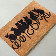 Kedicikler Doğal Koko Hindistan Cevizi Kapı Önü Paspas 60x40cm Bonvagon