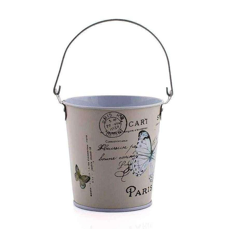 Kelebek Desenli Metal Kova Bonvagon