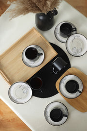 Keraart Shade Stackable Çay Takımı 12 Parça 6 Kişilik 21848 Bonvagon