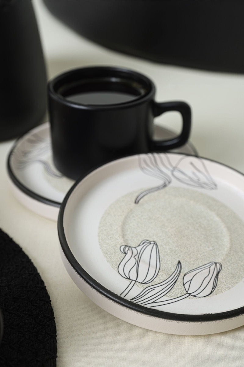 Keraart Shade Stackable Çay Takımı 12 Parça 6 Kişilik 21848 Bonvagon