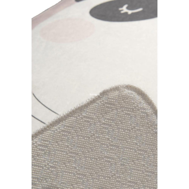 King Panda Yıkanabilir Antibakteriyel Çocuk Halısı, Kaymaz Taban, Yıkanabilir Bonvagon