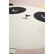 King Panda Yıkanabilir Antibakteriyel Çocuk Halısı, Kaymaz Taban, Yıkanabilir Bonvagon