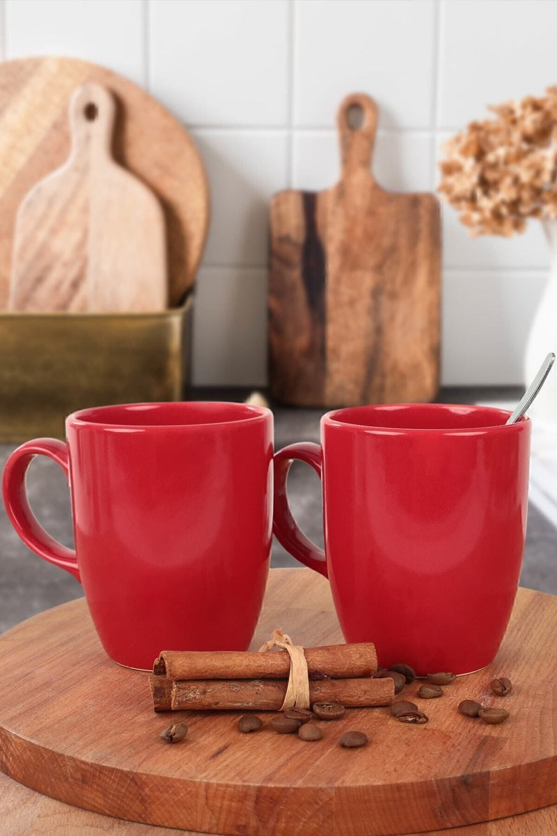 Kırmızı Bulut Kupa Seti - 6 Adet Bonvagon